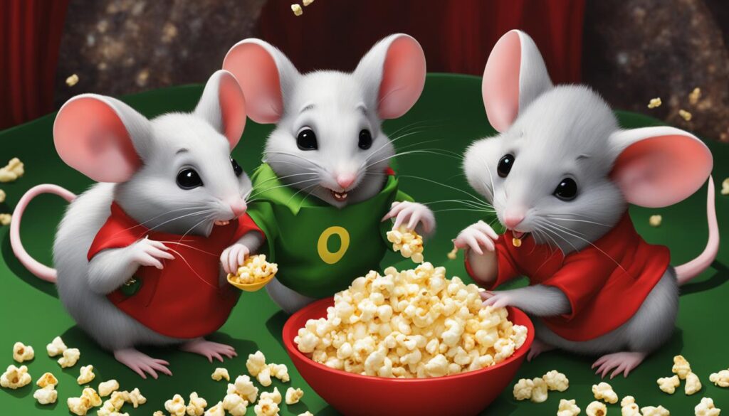 Benefits and drawbacks of feeding popcorn to mice