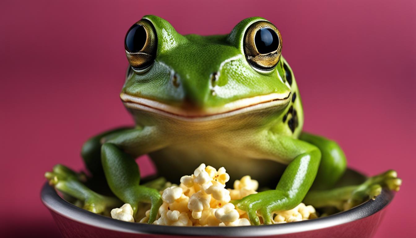 Can Frogs Eat Popcorn