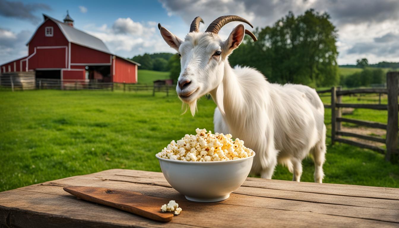 Can Goats Eat Popcorn