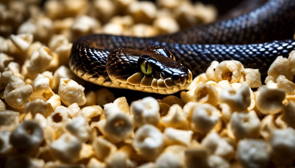 Can Snakes Eat Popcorn