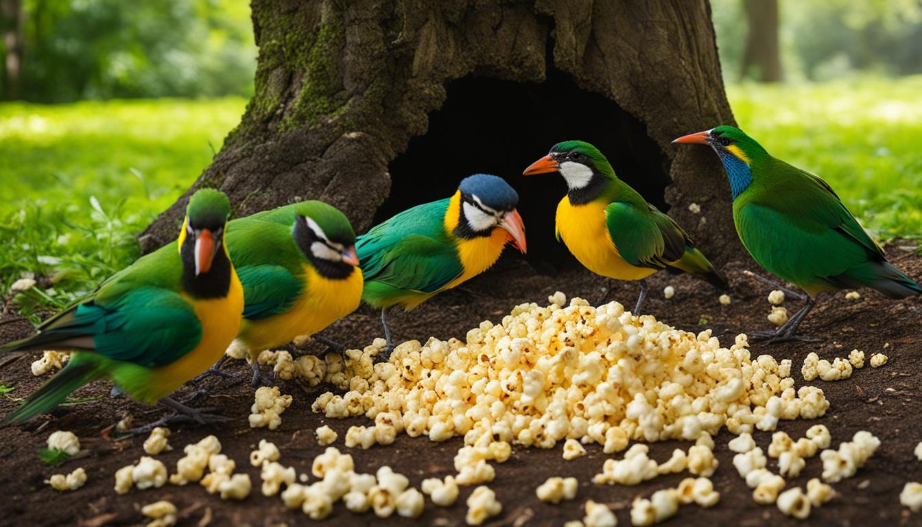 Can Wild Birds Eat Popcorn