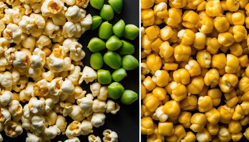 Popcorn and Sweetcorn