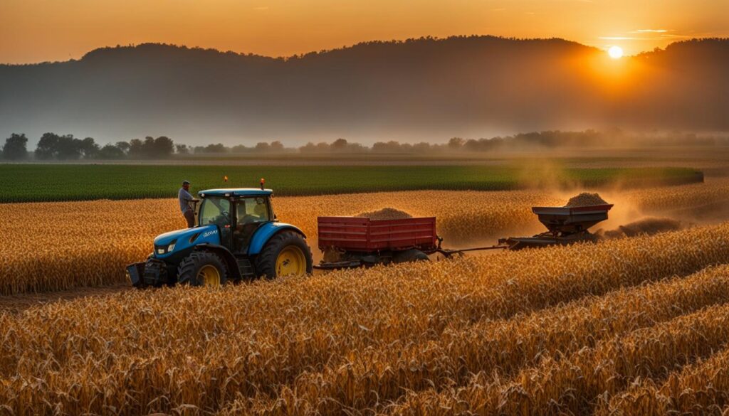 Popcorn harvesting image
