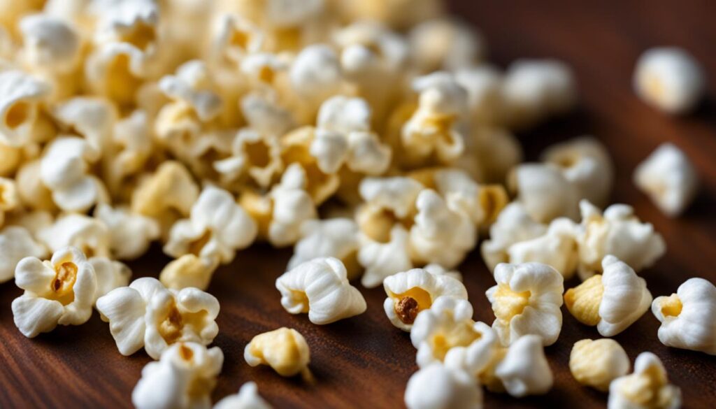 Popcorn kernels for dogs