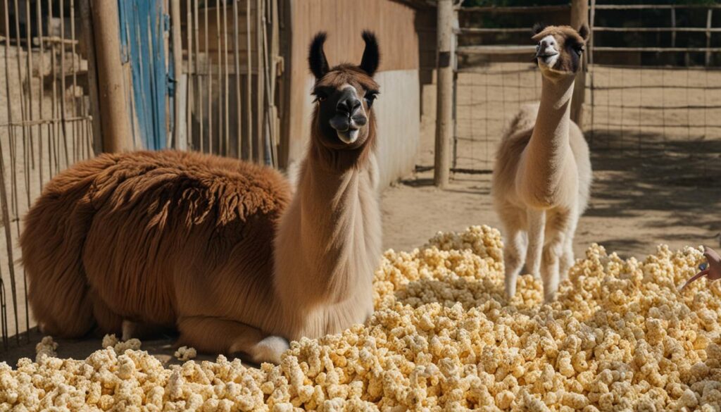 Tips for Feeding Popcorn to Llamas