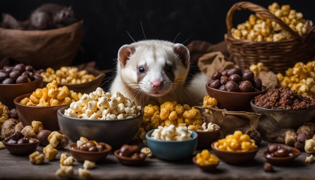 Unsafe foods for ferrets