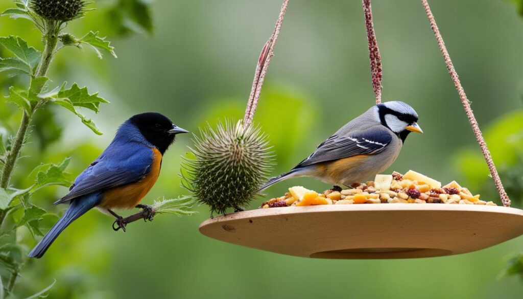 alternatives to popcorn for bird feeding