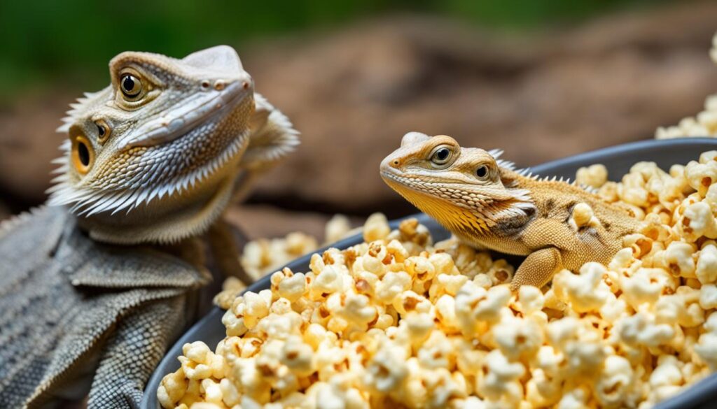 can bearded dragons eat popcorn