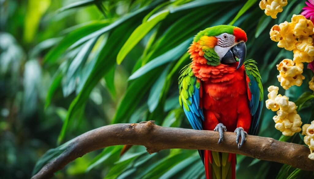 can my pet bird eat popcorn