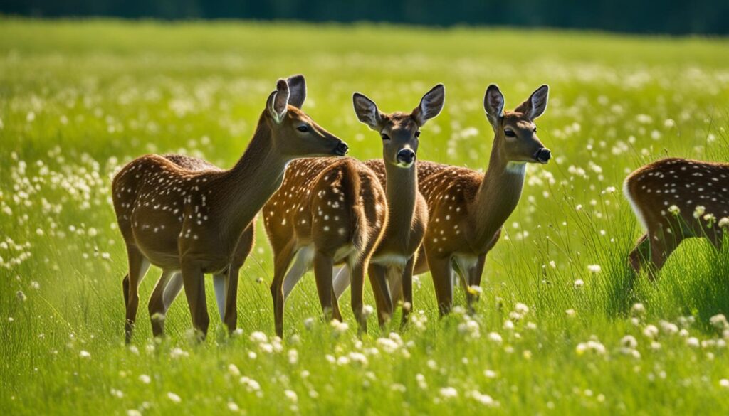 deer and popcorn