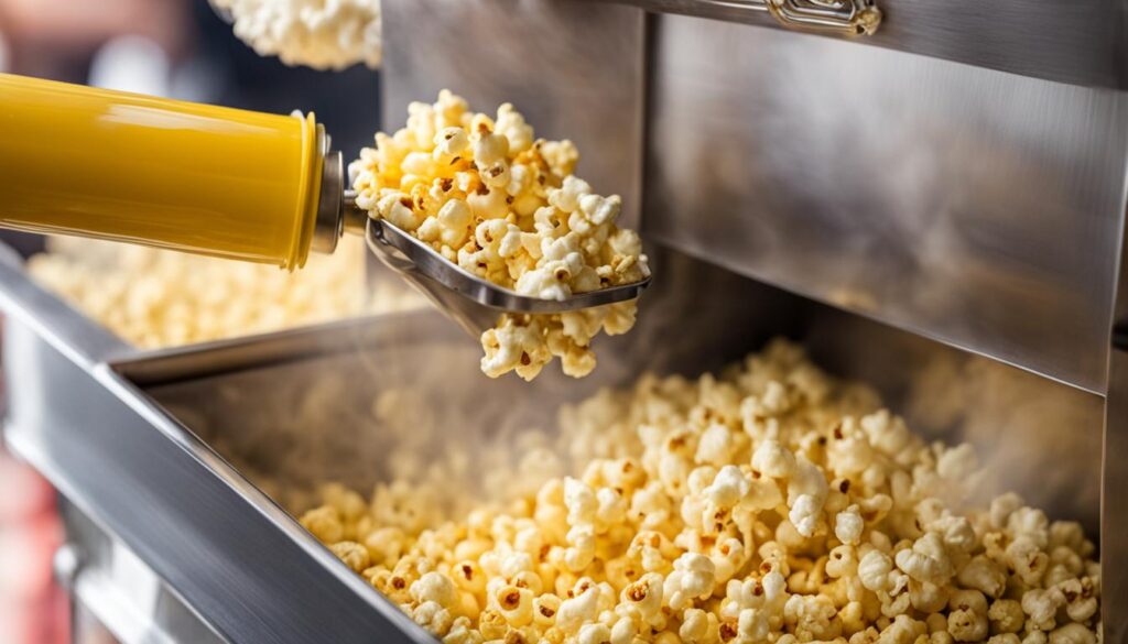 ghee in popcorn machine