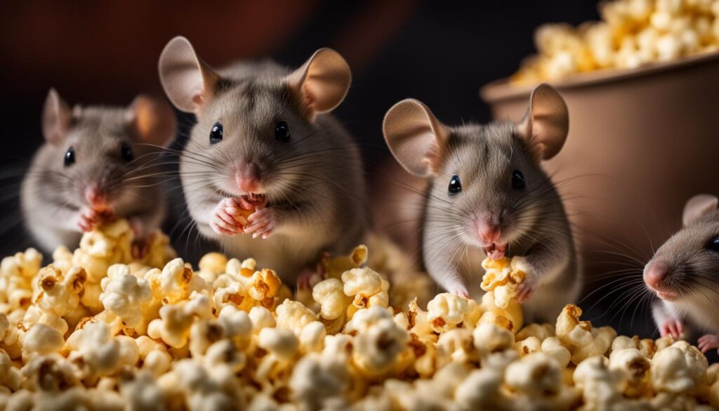 mice and popcorn