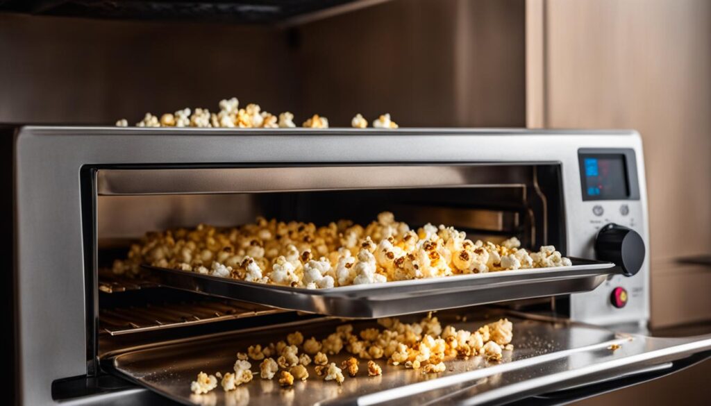 popcorn in toaster oven