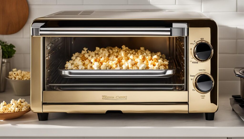 popcorn in toaster oven