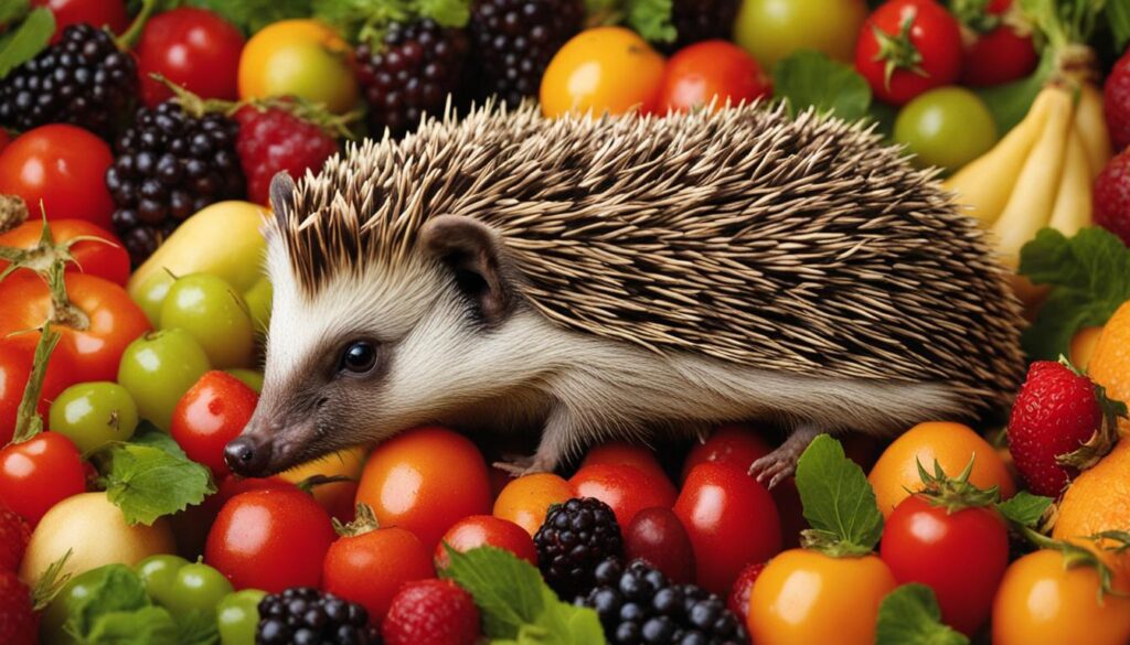 safe foods for hedgehogs